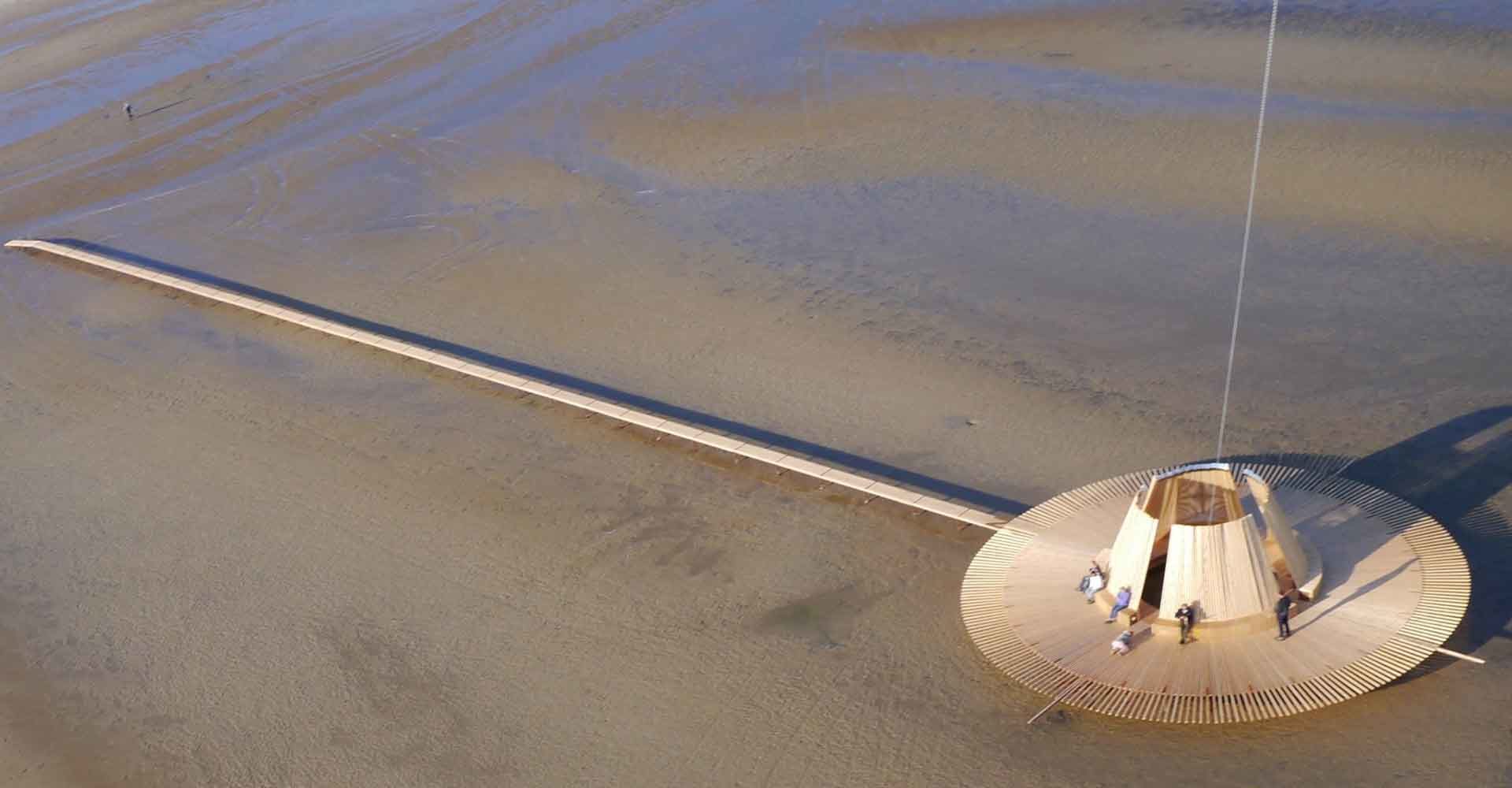 Getijdenkunstwerk ‘De Streken’ mogelijk naar Westhoek