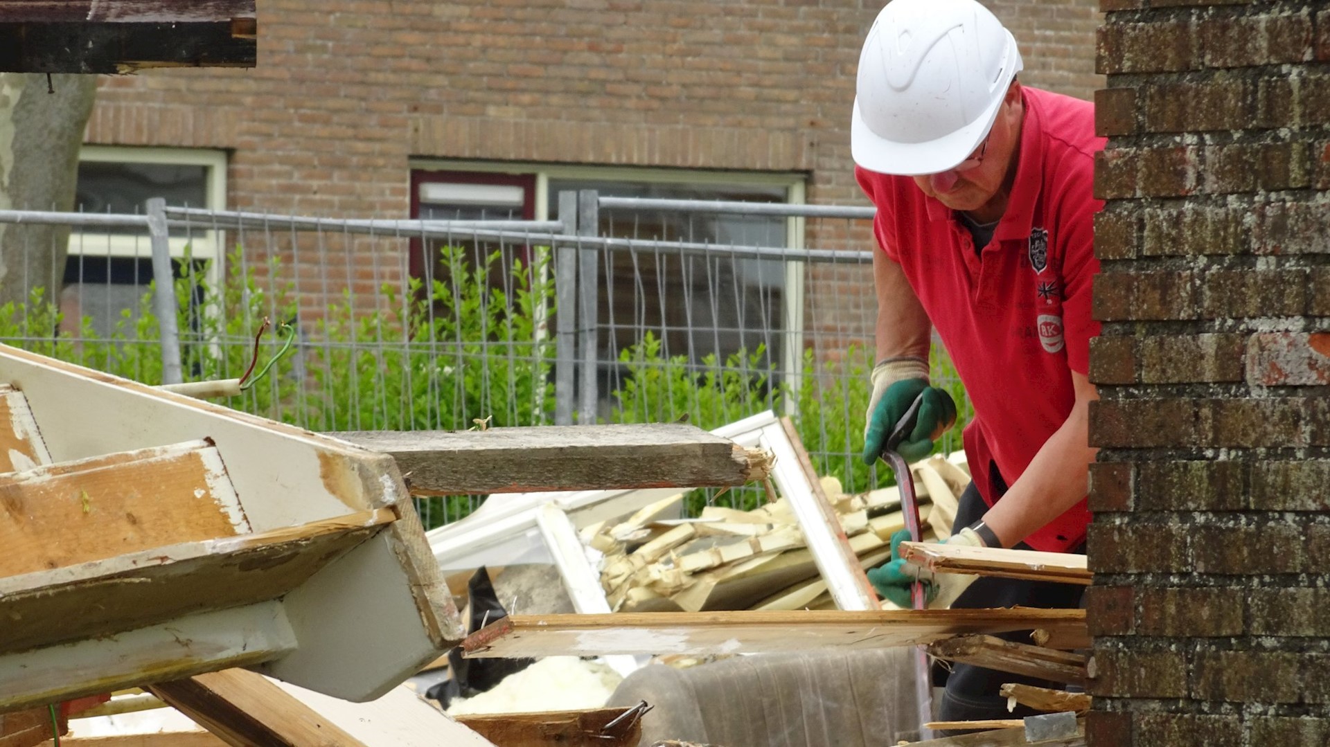 Voortgang sloop huisjes aan de Veenhuizenstraat vervolg.