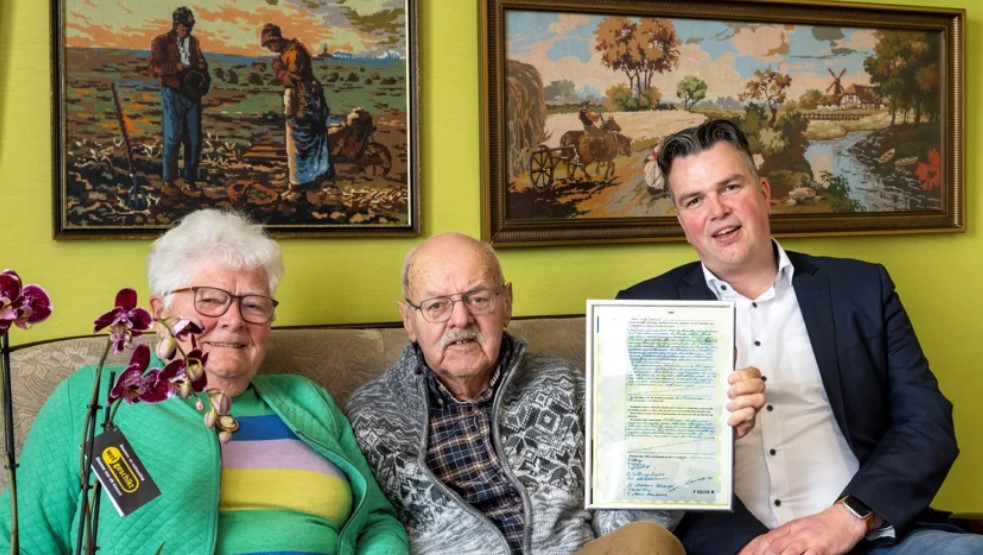 Echtpaar Vellinga 60 jaar getrouwd